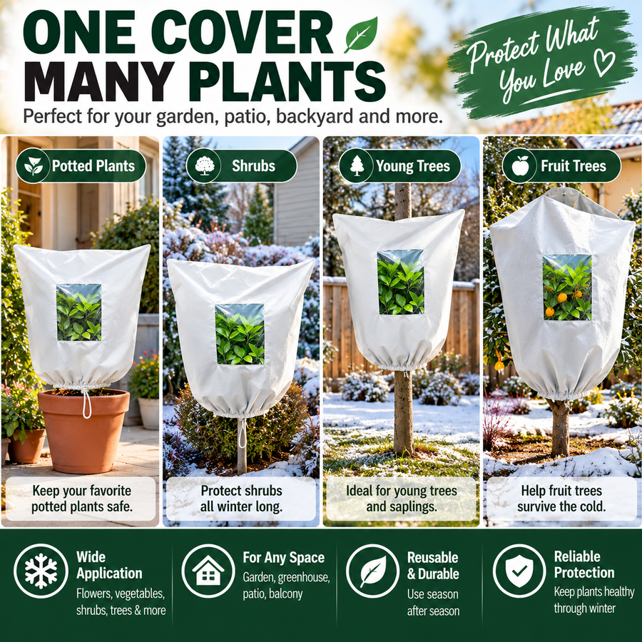 Garden protection cover detail