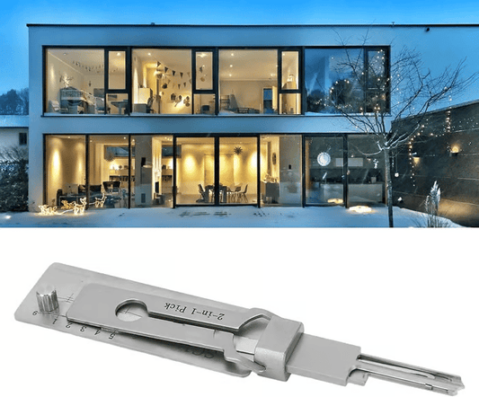 🔥 HOT SALE 49% OFF ⚒️ SS001 Pro Stainless Steel Universal Locksmith Training Tool – Compatible with All Lock Types