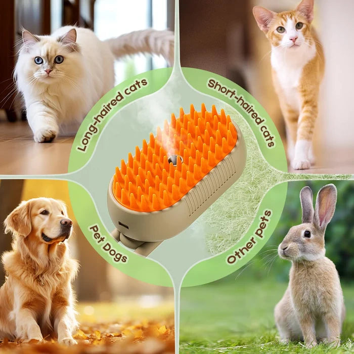 Pet Spray Brush for Cleaning and Removing Loose Hair