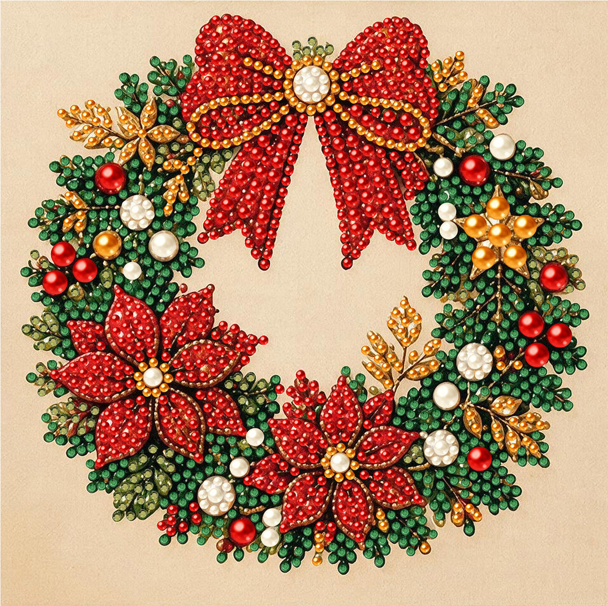 🎄 3D Christmas Diamond Painting Kit ✨ Santa DIY Holiday Decoration