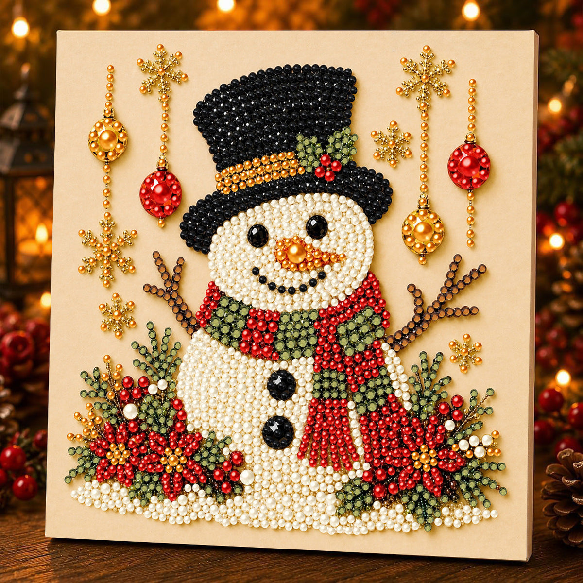 🎄 3D Christmas Diamond Painting Kit ✨ Santa DIY Holiday Decoration