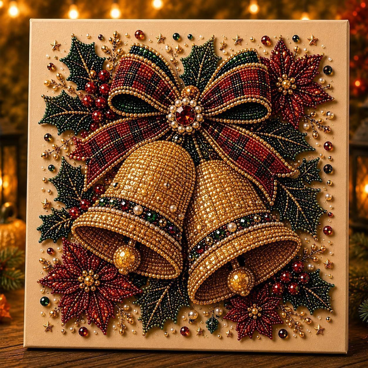 🎄 3D Christmas Diamond Painting Kit ✨ Santa DIY Holiday Decoration