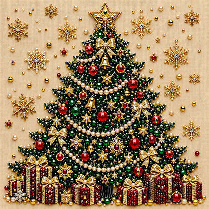 🎄 3D Christmas Diamond Painting Kit ✨ Santa DIY Holiday Decoration