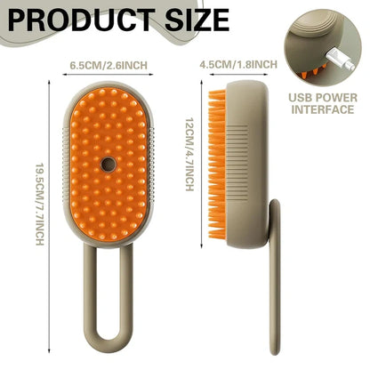 Pet Spray Brush for Cleaning and Removing Loose Hair