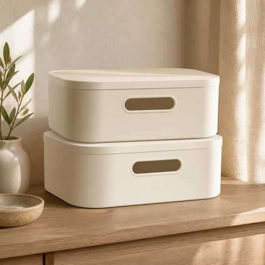 Cirevata Sculpted Stack Storage Box
