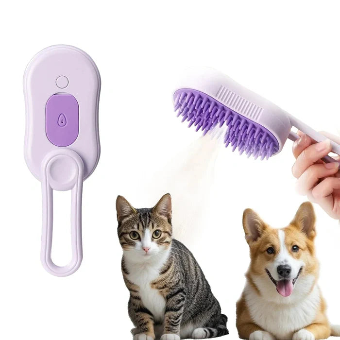 Pet Spray Brush for Cleaning and Removing Loose Hair